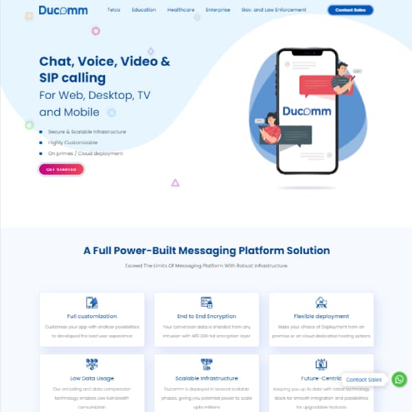 Ducomm Website